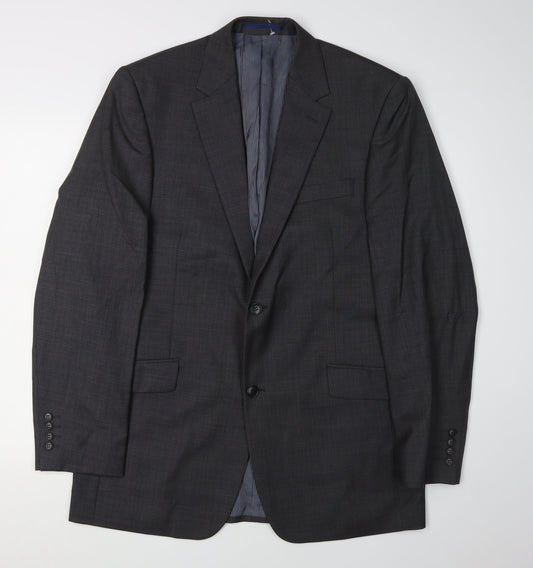 Mens UK Size 42 Daniel Hechter Regular Grey Suit Jacket