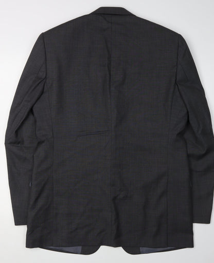 Mens UK Size 42 Daniel Hechter Regular Grey Suit Jacket