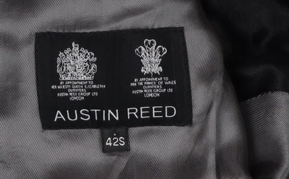 Austin Reed Men's Black Wool Blazer 42S Short Regular