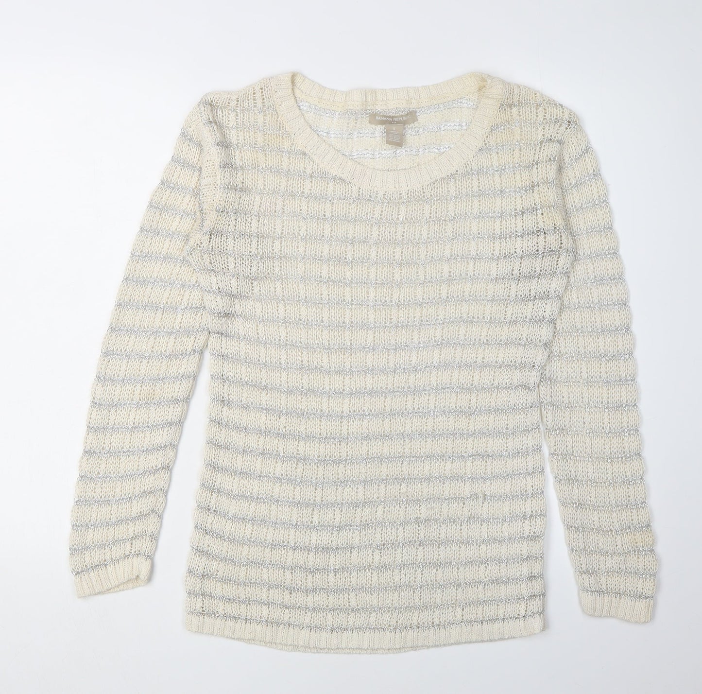 Womens UK Size S Banana Republic Ivory Pullover Jumper
