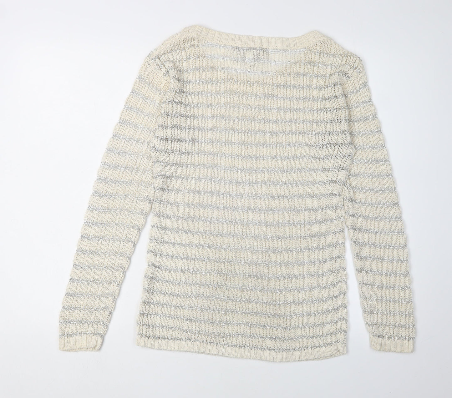 Womens UK Size S Banana Republic Ivory Pullover Jumper