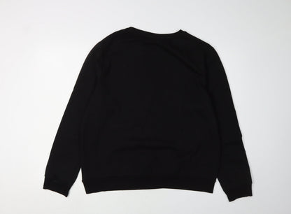 Womens UK Size L Harry Potter Black Pullover Sweatshirt
