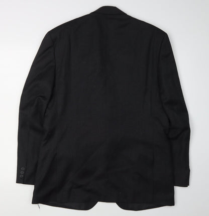 Mens UK Size 42 Centaur Regular Black Suit Jacket
