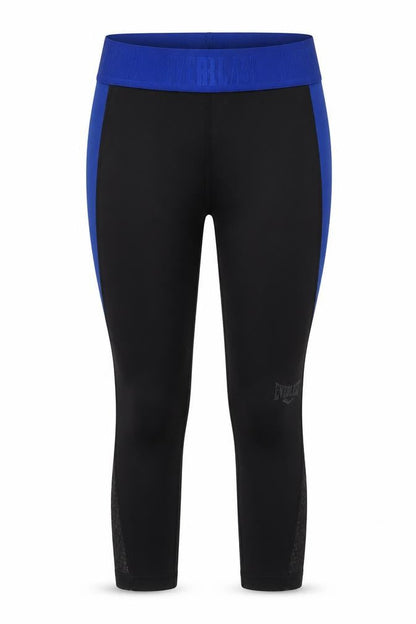 Everlast Women's Black Blue Cropped Leggings Size 8
