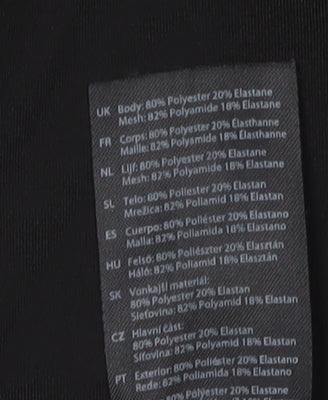 Everlast Women's Black Blue Cropped Leggings Size 8