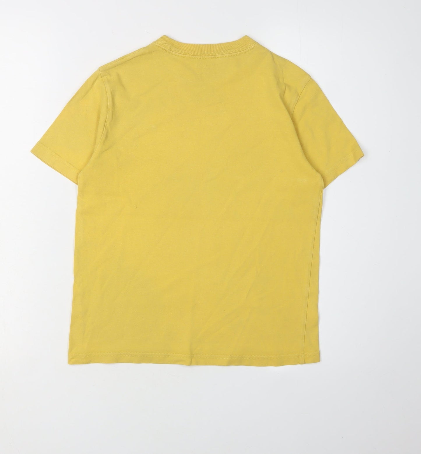 Tommy Hilfiger Boys Yellow Casual T-Shirt M, Short Sleeve