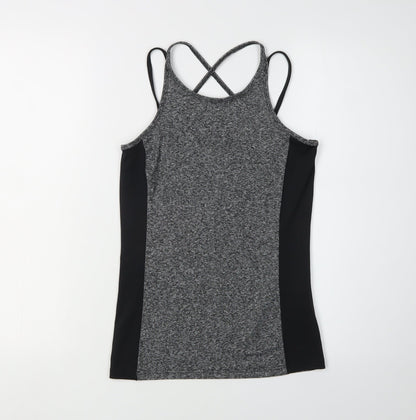 Mountain Warehouse Women's Grey Camisole Tank Gym Top Size 6