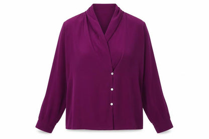 Womens UK Size 14 Windsmoor Purple Basic Blouse