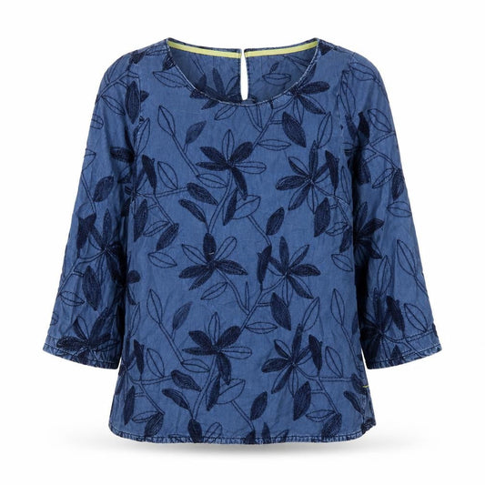 Womens UK Size 6 White Stuff Blue Tunic Blouse
