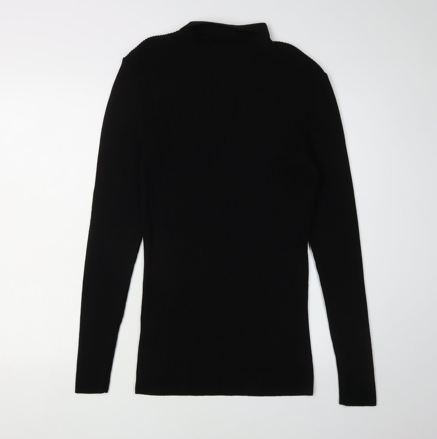 ASOS Men's Black Collared Pullover Jumper M