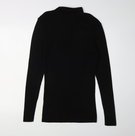 ASOS Men's Black Collared Pullover Jumper M