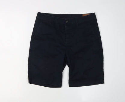 ASOS Men's Black Chino Shorts - Size M, Casual Summer Essential