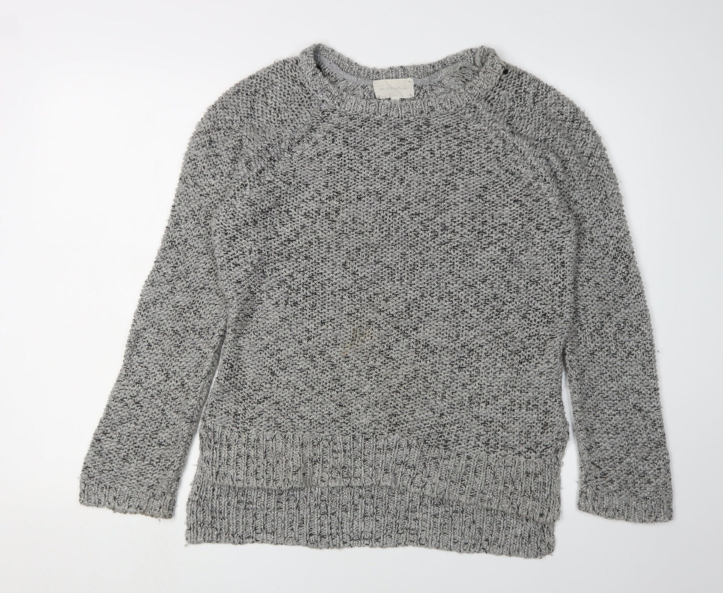 Womens UK Size 12 New Look Grey Pullover Jumper