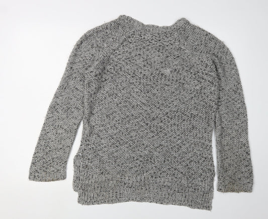 Womens UK Size 12 New Look Grey Pullover Jumper