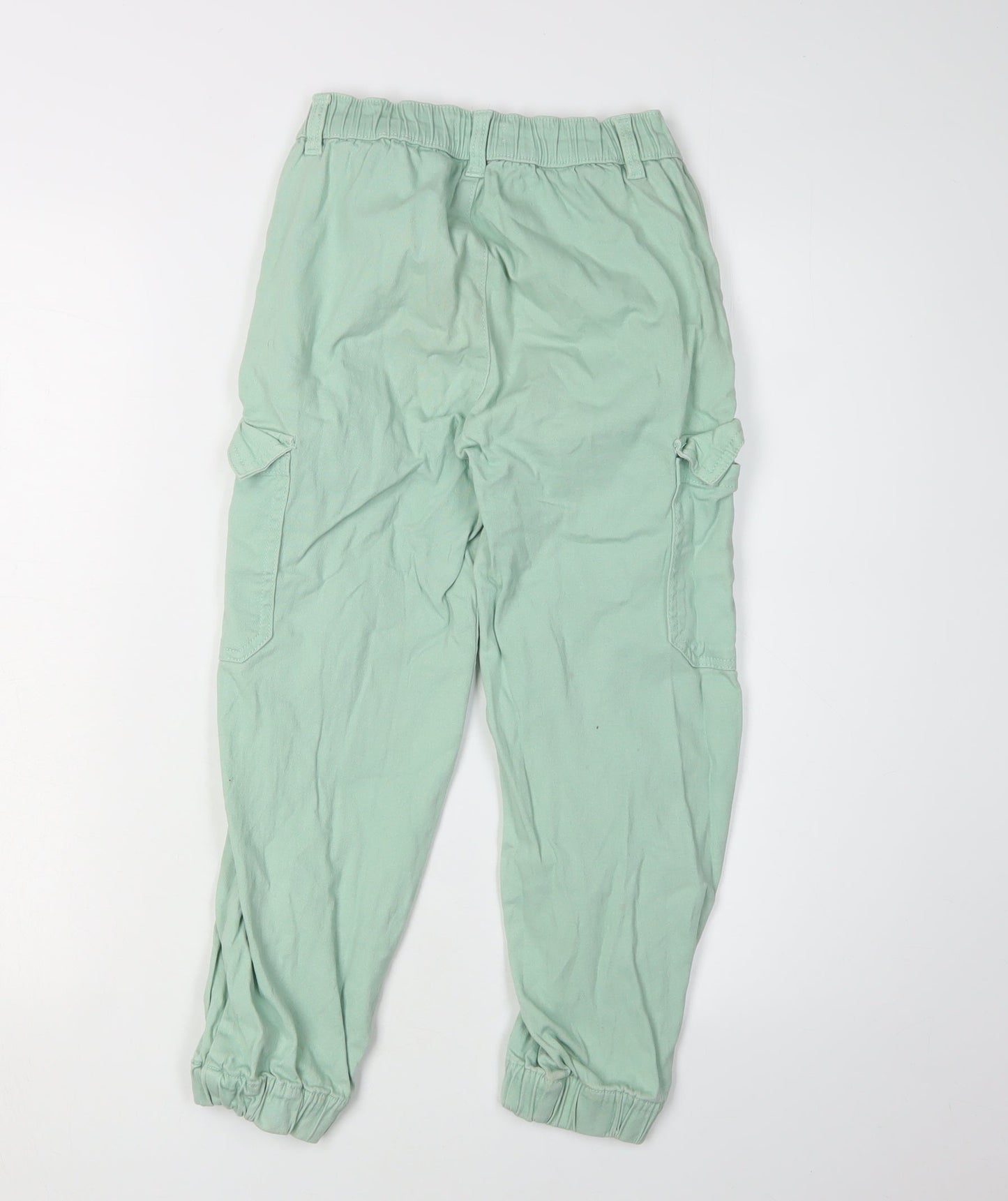 Reserved Girls Green Cropped Jeans Size 12 Casual Spring