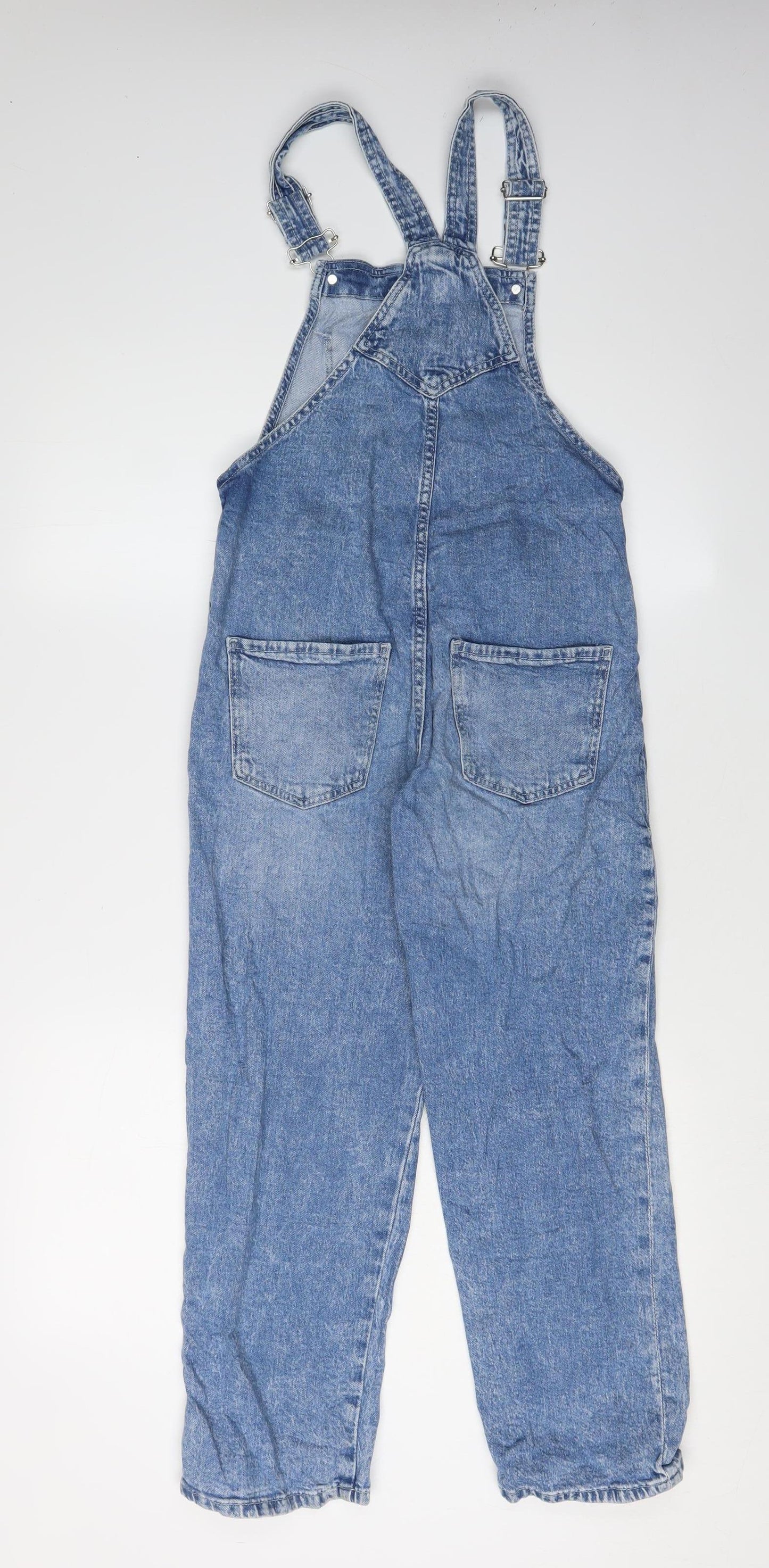 H&M Blue Denim Dungaree Girls 9-10 Years Casual
