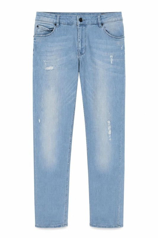 Mens UK Size L ASOS Regular Fit Straight Blue Jeans