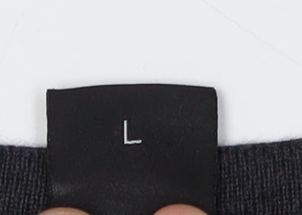 Hugo Boss Men's Black Wool Pullover Jumper, Size L