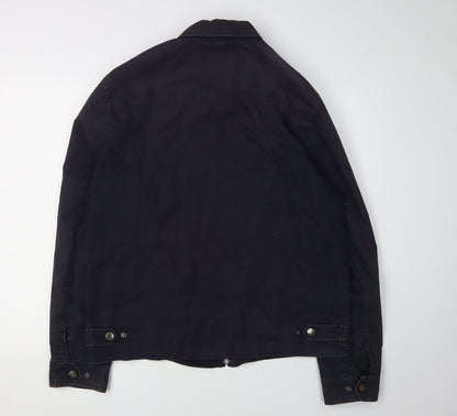 Mens UK Size L John Lewis Black Basic Jacket