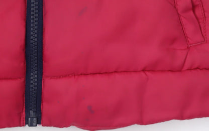 Tex Girls Red Puffer Jacket - 4 Years, Winter, Hooded