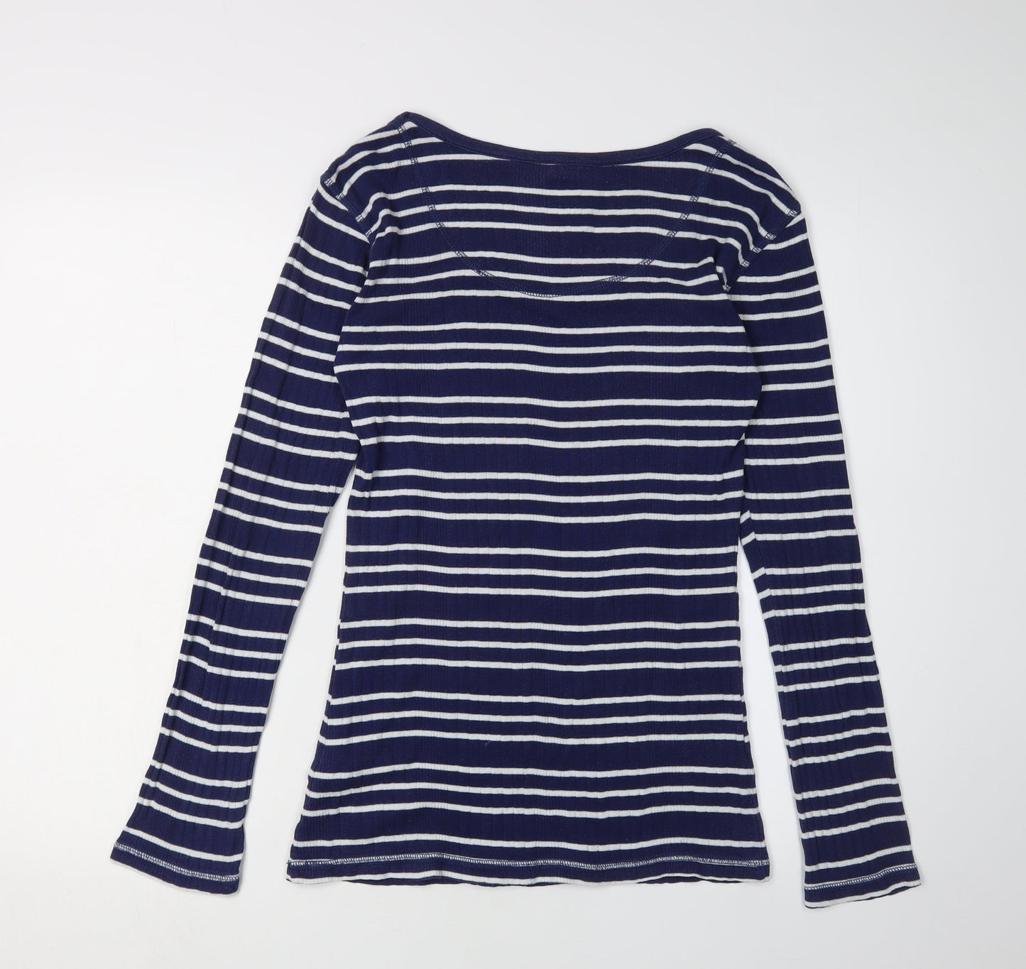 Womens UK Size 12 Crew Clothing Co. Blue Basic T-Shirt