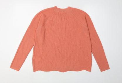 Womens UK Size S ESMARA Pink Pullover Jumper