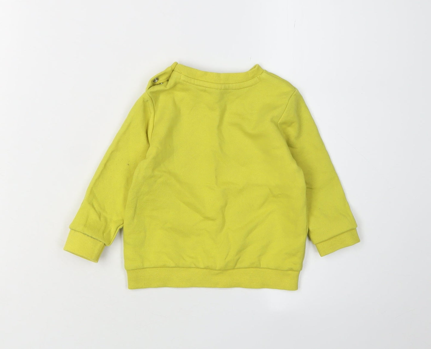 Unisex Yellow Mr. Men Pullover Jumper 6-9 Months