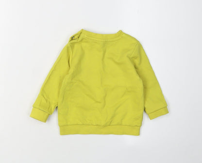Unisex Yellow Mr. Men Pullover Jumper 6-9 Months