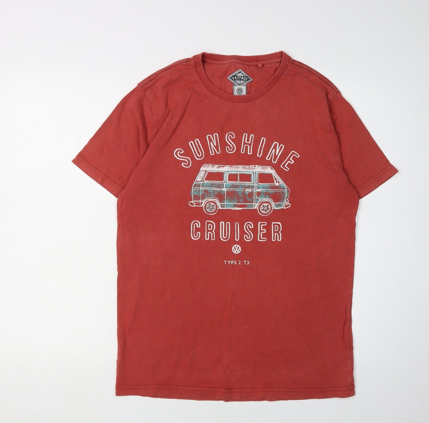 Mens UK Size S FatFace Red  T-Shirt