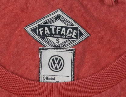 Mens UK Size S FatFace Red  T-Shirt