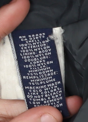 American Eagle Men's Black Puffer Waistcoat S