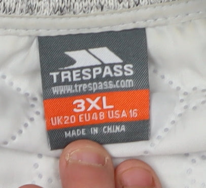 Womens UK Size 3XL Trespass Grey Quilted Coat
