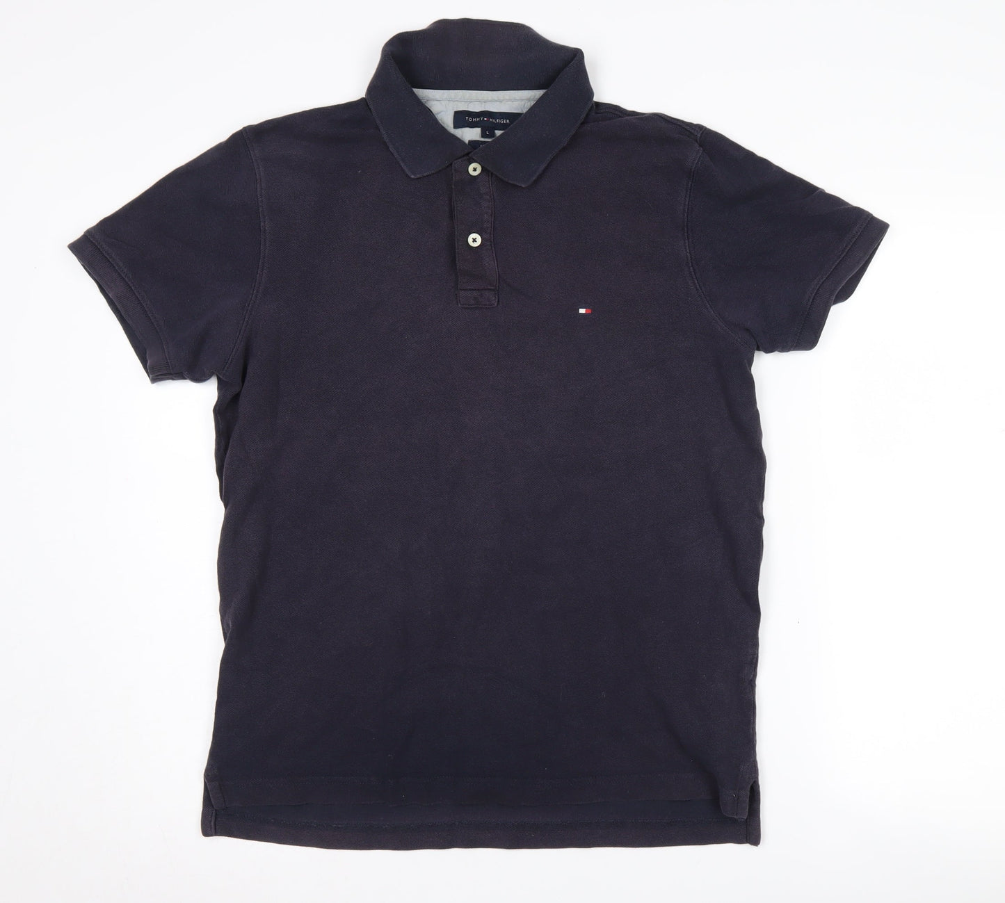 Mens UK Size L Tommy Hilfiger Cotton Polo Shirt