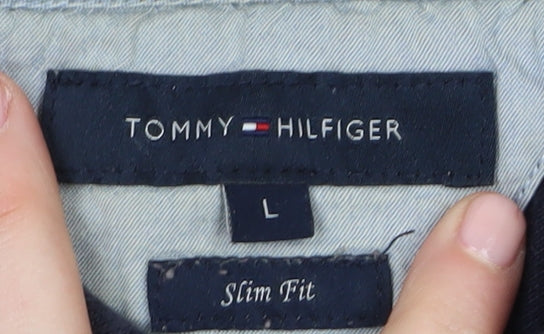 Mens UK Size L Tommy Hilfiger Cotton Polo Shirt