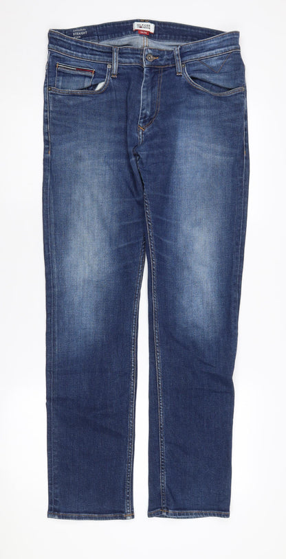 Hilfiger Denim Men's Blue Straight Jeans 34/32
