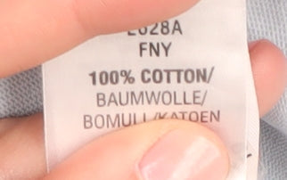 Cotton Traders Men's Blue Long Sleeve Polo L