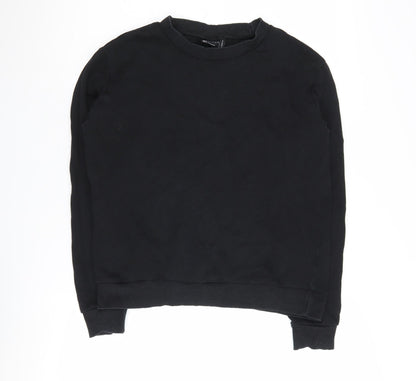 Womens UK Size 8 ASOS DESIGN Black Pullover Sweatshirt