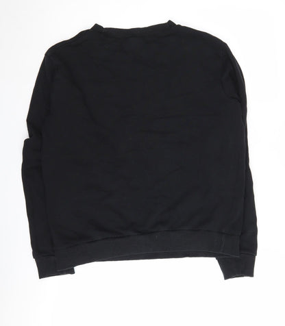Womens UK Size 8 ASOS DESIGN Black Pullover Sweatshirt