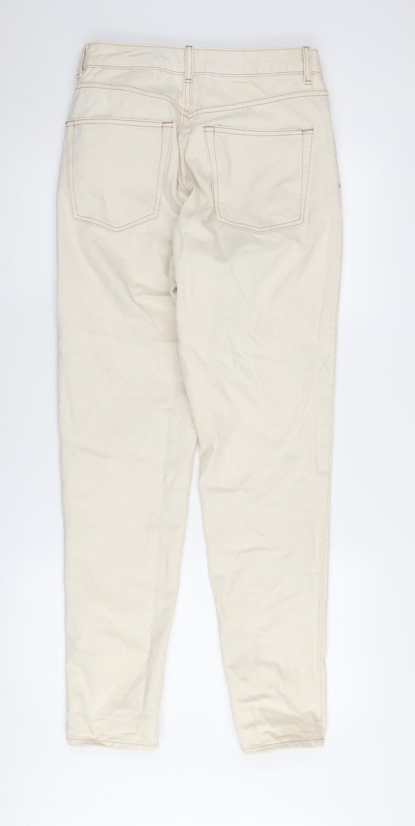 Topshop Women’s Beige Mom Jeans Size 28