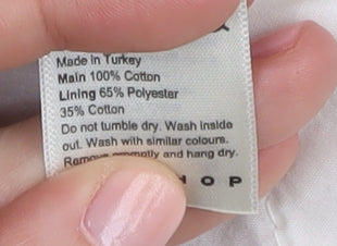 Topshop Women’s Beige Mom Jeans Size 28