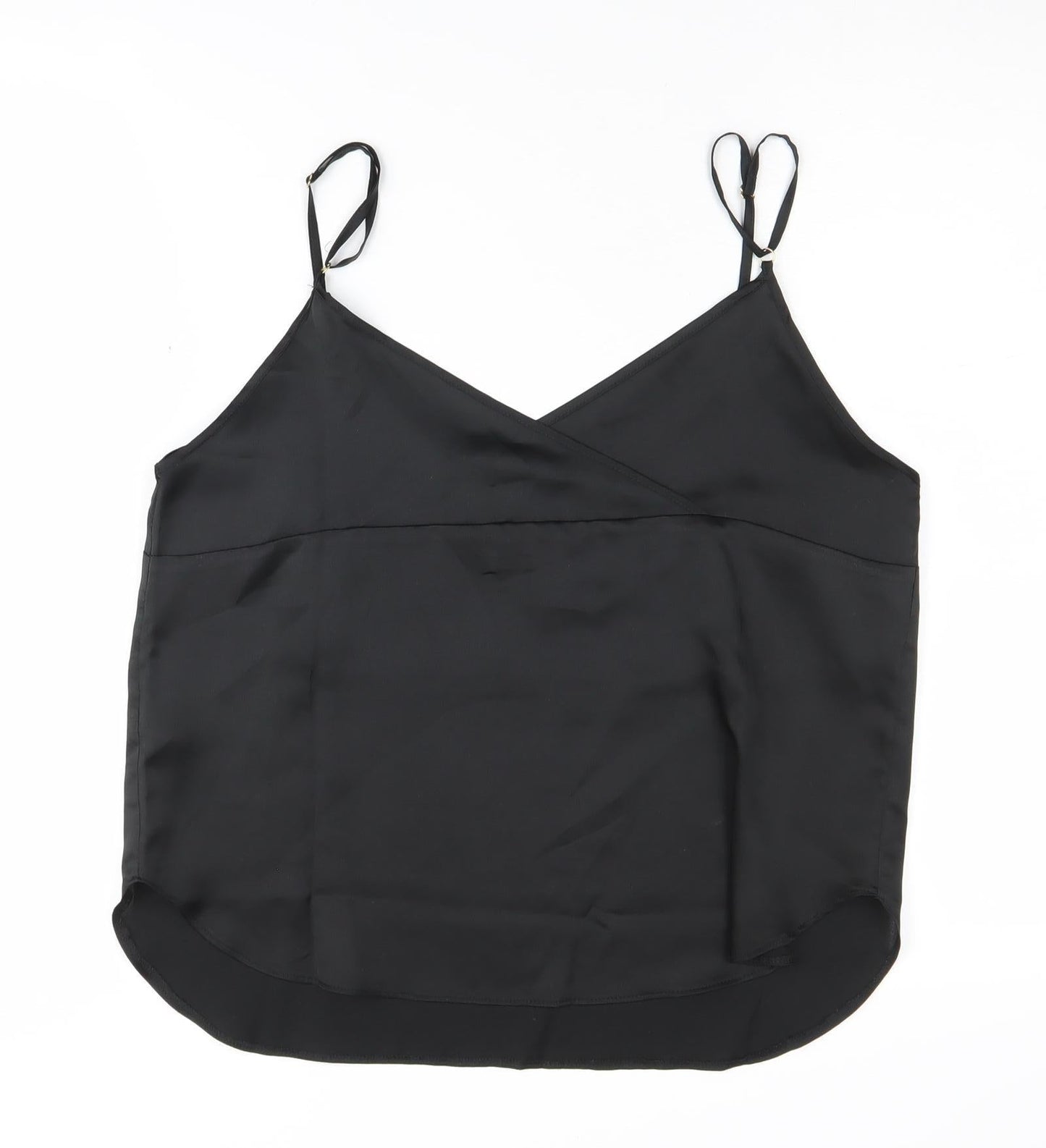 Womens UK Size 12 ASOS DESIGN Black Camisole Tank