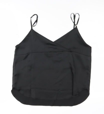 Womens UK Size 12 ASOS DESIGN Black Camisole Tank