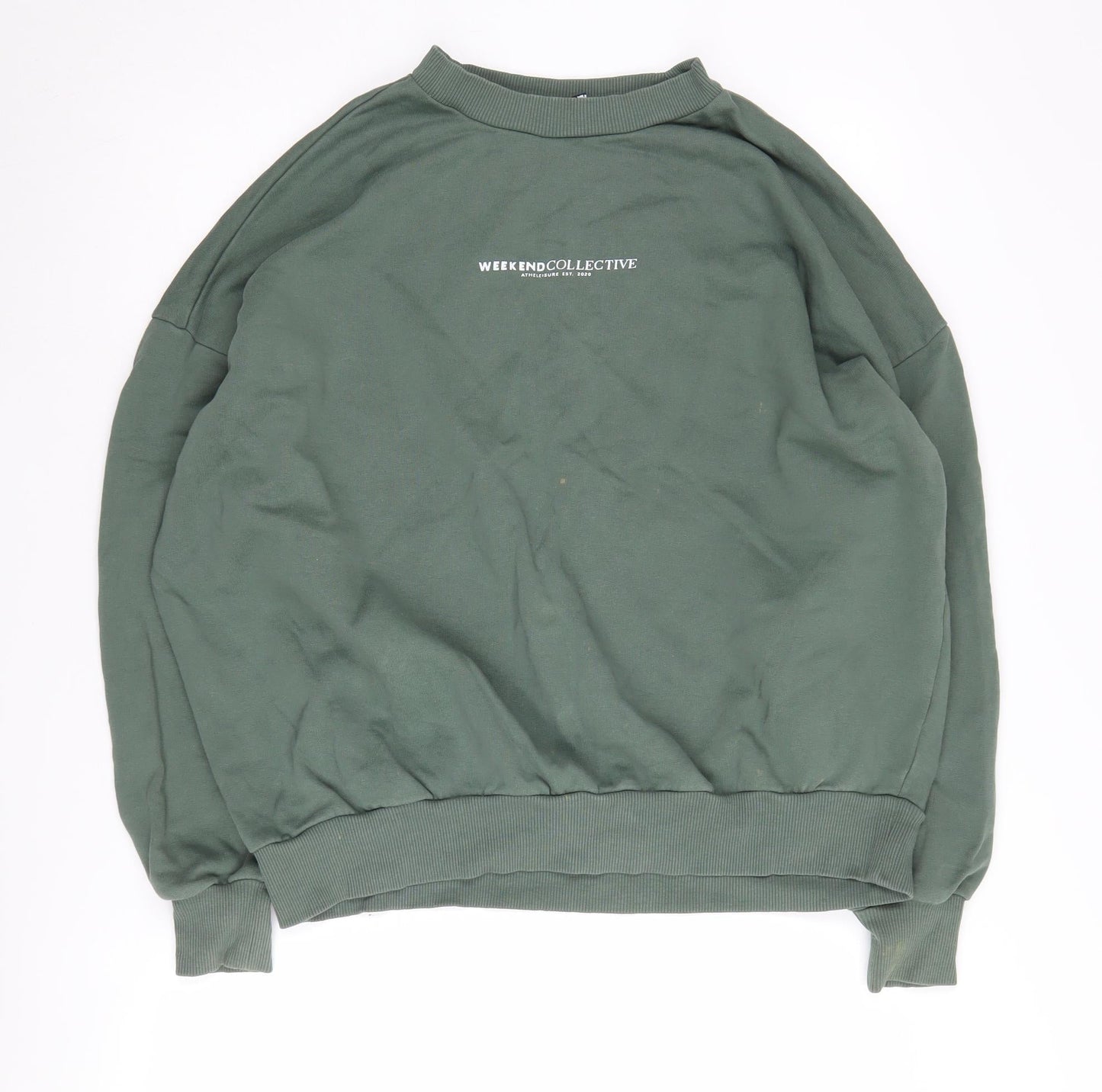 Womens UK Size 8 ASOS DESIGN Green Pullover Sweatshirt