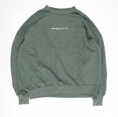 Womens UK Size 8 ASOS DESIGN Green Pullover Sweatshirt