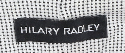 Womens UK Size 12 Hilary Radley Regular Fit Casual Business Grey Trousers