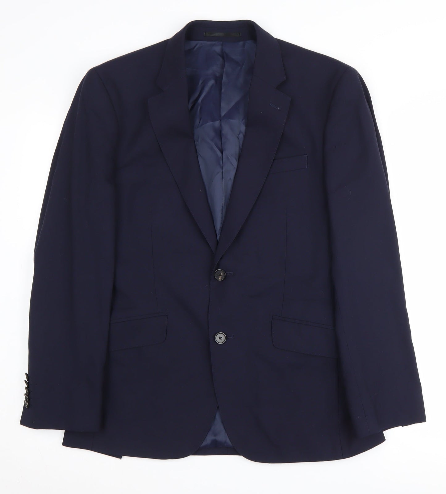 Mens UK Size 36 T.M.Lewin Regular Blue Suit Jacket