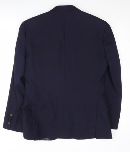 Mens UK Size 36 T.M.Lewin Regular Blue Suit Jacket