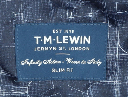 Mens UK Size 36 T.M.Lewin Regular Blue Suit Jacket