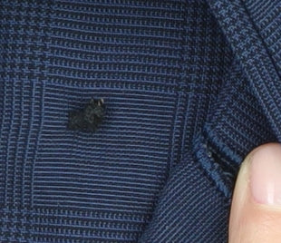 Marks and Spencer Men's Blue Check Trousers Size 32