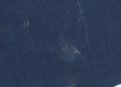 Marks and Spencer Men's Blue Check Trousers Size 32